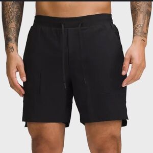 Lululemon License to Train Shorts 7” (Linerless, Black)
